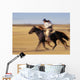 Cowboys Racing Horses Wall Mural