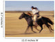 Cowboys Racing Horses Wall Mural