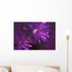 Ice Plant Blossoms Under Ice Wall Mural