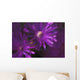 Ice Plant Blossoms Under Ice Wall Mural