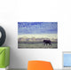 Elephant In The Wild Wall Mural
