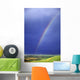Rainbow Over Rolling Hills Wall Mural