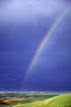 Rainbow Over Rolling Hills Wall Mural
