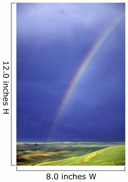 Rainbow Over Rolling Hills Wall Mural