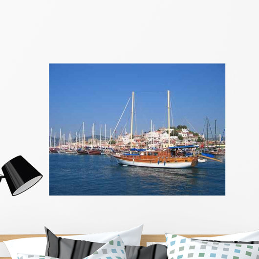 Turkey Sailboat Wall Decal