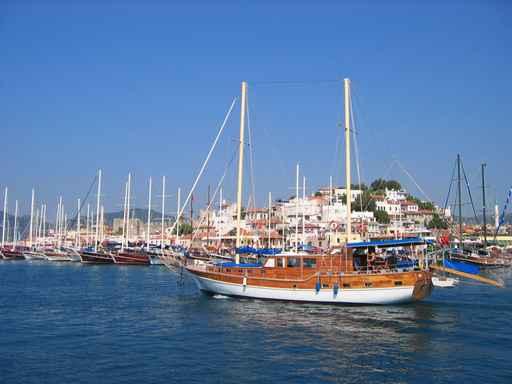 Turkey Sailboat Wall Decal