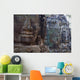Stone Heads At Bayon Temple Wall Mural