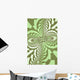 Green Abstract Wall Mural