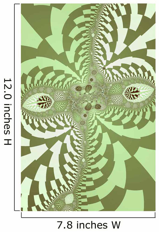 Green Abstract Wall Mural