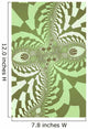 Green Abstract Wall Mural