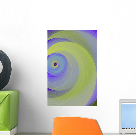 Swirling Abstract Wall Mural