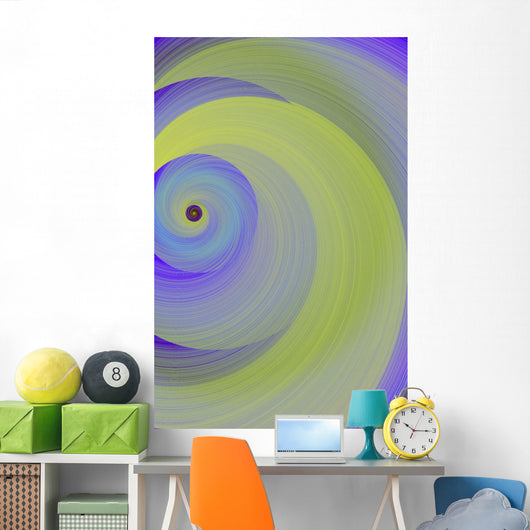 Swirling Abstract Wall Mural