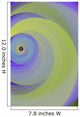 Swirling Abstract Wall Mural