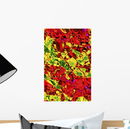 Multicolored Abstract Wall Mural