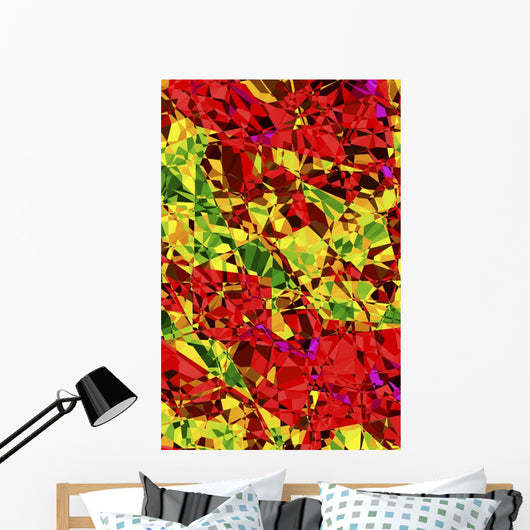 Multicolored Abstract Wall Mural