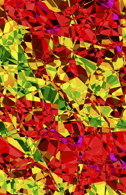 Multicolored Abstract Wall Mural