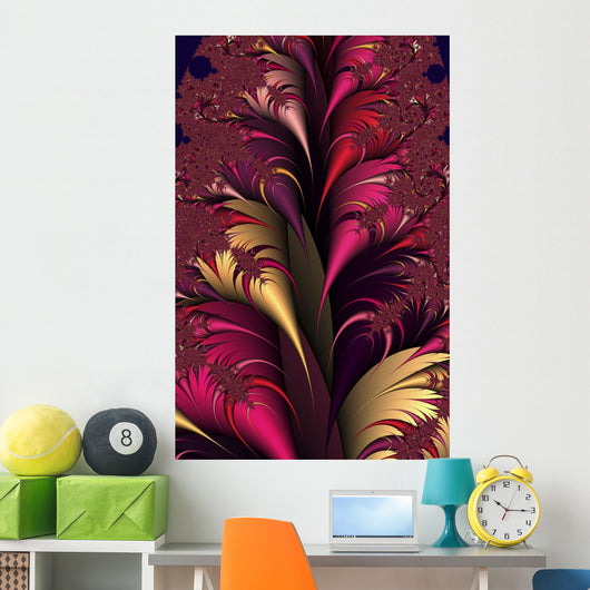 Multicolored Abstract Wall Mural
