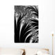 Silver And Black Abstract Wall Mural