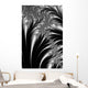 Silver And Black Abstract Wall Mural