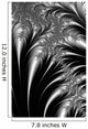 Silver And Black Abstract Wall Mural