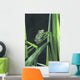 Painted Monkey Frog In Reeds Wall Mural