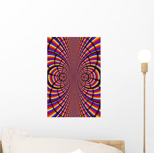 Multicolored Abstract Wall Mural