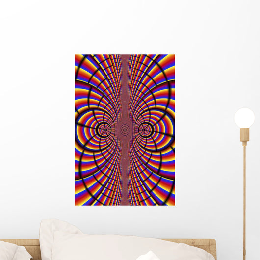 Multicolored Abstract Wall Mural