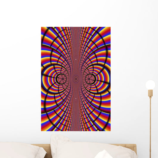 Multicolored Abstract Wall Mural