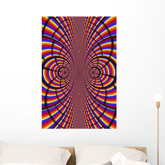 Multicolored Abstract Wall Mural