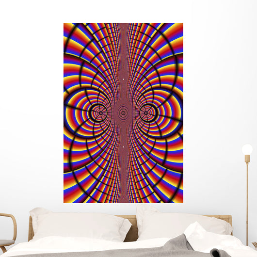 Multicolored Abstract Wall Mural