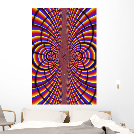 Multicolored Abstract Wall Mural