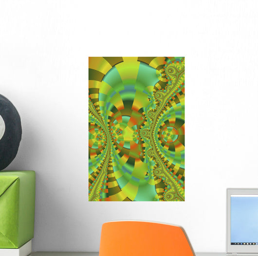 Multicolored Abstract Wall Mural