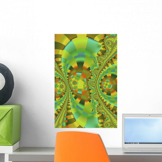 Multicolored Abstract Wall Mural