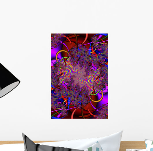 Multicolored Abstract Wall Mural
