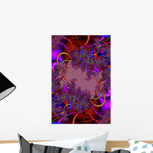 Multicolored Abstract Wall Mural
