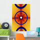 Multi-Coloured Abstract Wall Mural