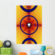 Multi-Coloured Abstract Wall Mural