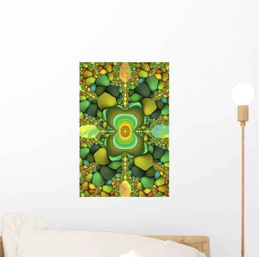 Multi-coloured Abstract Wall Mural