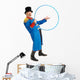 Ringmaster Circus Director White Wall Decal