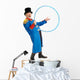Ringmaster Circus Director White Wall Decal