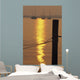 Sailboats At Sunset Wall Mural