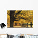 Trees In Autumn Wall Mural