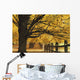 Trees In Autumn Wall Mural