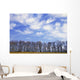Trees And Clouds Wall Mural