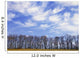 Trees And Clouds Wall Mural