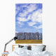 Row Of Trees With Clouds Wall Mural