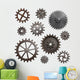 Old Gears and Cogs Wall Decal Sticker Set