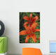 Orange Day Lilies Wall Mural