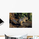 Chipmunk On A Log Wall Mural