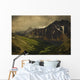 Storm Clouds In Valley Wall Mural